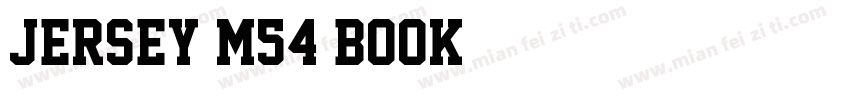 Jersey M54 Book字体转换